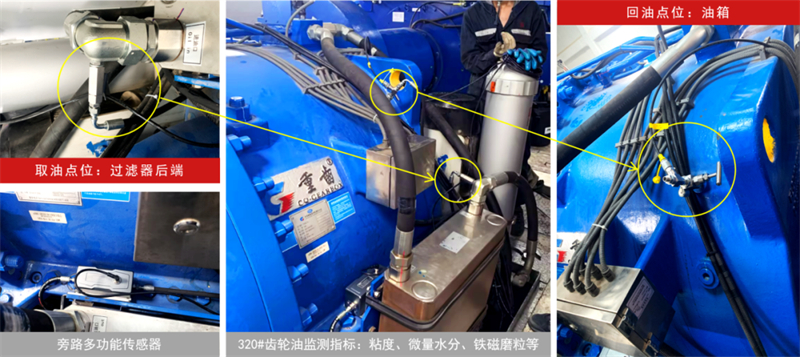 某电厂2MW风机油液旁路传感器安装