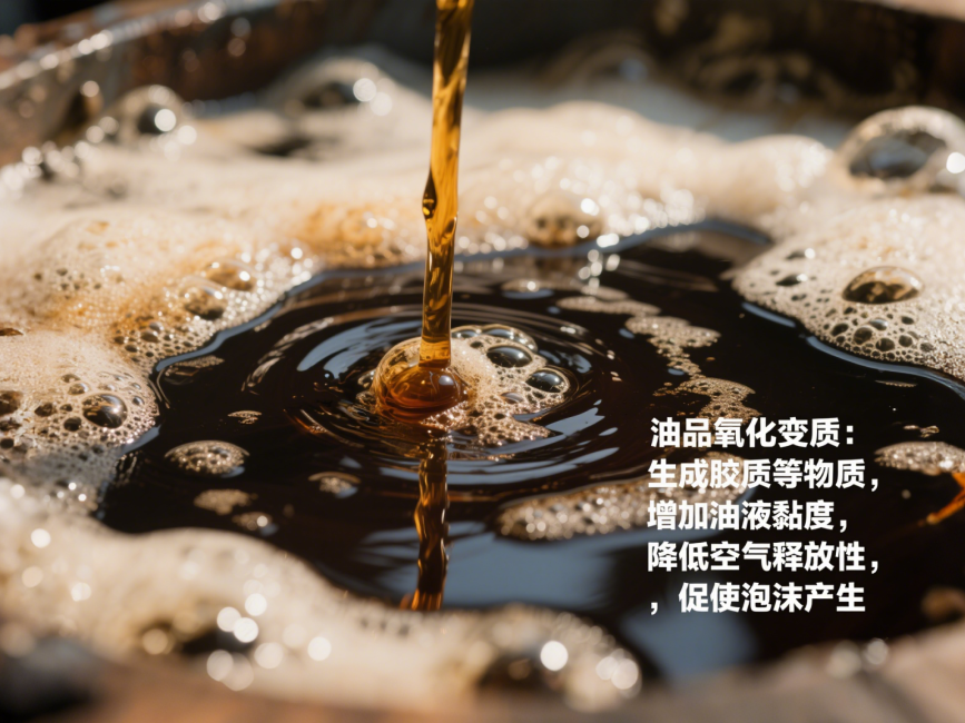 润滑油产生泡沫的原因？有哪些：？图5