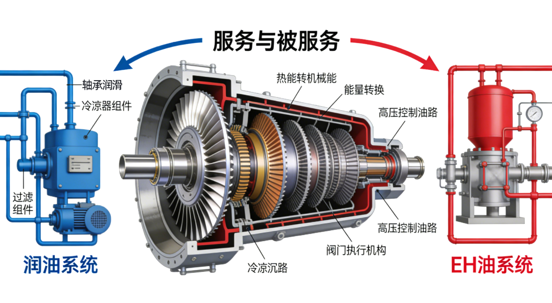 透平系统与润滑油系统、EH油系统的功能定位与关联分析 图3