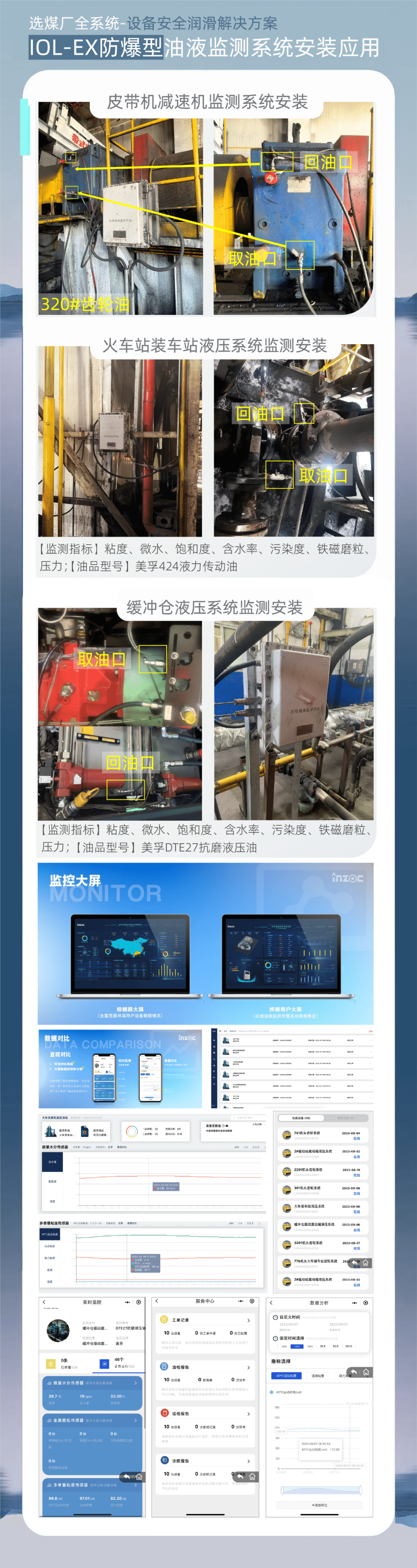 本安型煤矿油液在线监测系统